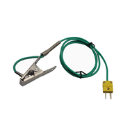 Sonde de capteur de thermomètre thermocouple de type K à pince crocodile