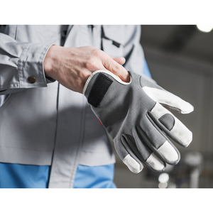 SAO MAI ถุงมือหนังสำหรับงานก่อสร้าง, ถุงมือหนังสำหรับงานหนักถุงมือทำงานที่มีคุณสมบัติ - Product Image 6