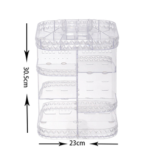 360 rotierende Make-up Organizer DIY einstellbare Make-up Karussell Spinning Halter Aufbewahrung Rack große Kapazität Make-up <span class=keywords><strong>Ca</strong></span> - Product Image 2