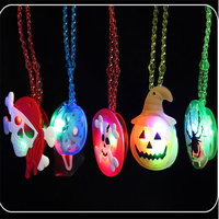 Collier lumineux à LED pour Halloween et la Saint-Valentin Accessoires de Noël C0501