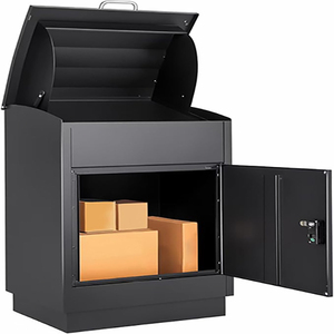 JH-Mech Parcel Lock Drop Box Diseño minimalista moderno ultraestable estructural Buzón de grabado personalizado con caja de paquetes - Product Image 1