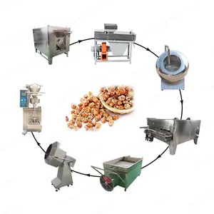 Заводская поставка, японская линия по обработке арахиса, линия по производству арахиса с покрытием рыбьей кожи на продажу