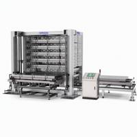 Système de stockage de tôles pliable pour atelier de fabrication métallique, étagère verticale pour plaques d'acier, intégration ERP WMS, fabrication