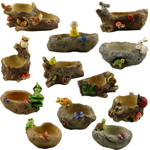 <span class=keywords><strong>Vasi</strong></span> regalo vaso da fiori in resina succulenta cartone animato creativo vaso <span class=keywords><strong>per</strong></span> fioriera succulenta <span class=keywords><strong>per</strong></span> la decorazione domestica - Product Image 2