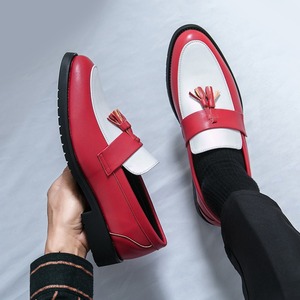 2026 Spring New Large Size Formal Business Leather Shoes <strong>Brogue</strong> Men's Slip-On Tassel Loafers 46 - Product Image 3