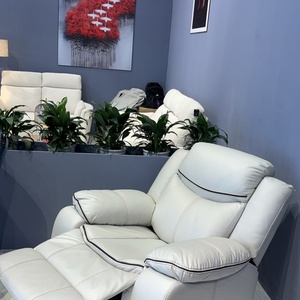 เก้าอี้ปรับเอนเดี่ยวแบบหมุนได้ ขนาดใหญ่ สำหรับห้องนั่งเล่น สไตล์โมเดิร์น หุ้มผ้า ระบายความร้อน พร้อมรีโมทคอนโทรลและเบาะรองนั่งแบบปรับได้ - Product Image 6