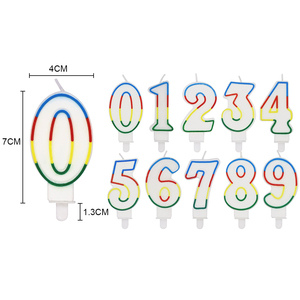 Bán buôn sang trọng số sinh nhật nến mô hình khác nhau cho trang trí nội thất bên phục sinh ramadan Diwali cho quán bar - Product Image 6