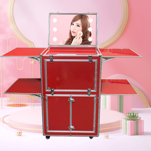 Professional <b>Makeup</b> Artist Recommended Large Capacity Two-Layer Light Eyebrow <b>Makeup</b> <b>Case</b> Factory Custom Fashionable <b>Case</b> - Product Image 3