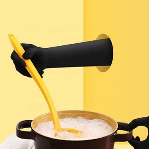 أواني مطبخ للاستخدام اليومي كينجويز مقبض طويل أرز ملعقة منزلية غير لاصقة ، ملعقة عميقة للطبخ - Product Image 3