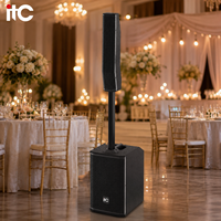 Altavoz de Columna con Reducción de Ruido de un Solo Botón, Altavoz de Columna Activo, Altavoz Profesional, Altavoz de Columna para Sistema PA
