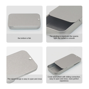 Bán buôn nhỏ tinplate hộp chất lượng cao với thấp moq tùy chỉnh vuông tin có thể cho kẹo Cookie bánh thực phẩm sử dụng trực tiếp từ Đông Quan - Product Image 4