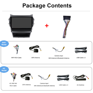 Lecteur multimédia stéréo de navigation Android 15 WIFI <span class=keywords><strong>autoradio</strong></span> pour <span class=keywords><strong>Hyundai</strong></span> Santa/IX45 2013-2017 - Product Image 2