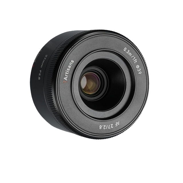 7Artisans AF 27mm F2.8 Fixed Focus Wide Angle Prime Portrait Lens 46mm Filter Private Mold for Interface Glass