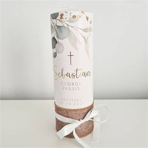 Weddells <span class=keywords><strong>bautizo</strong></span> regalos <span class=keywords><strong>bautizo</strong></span> artesanía Pilar vela - Product Image 5