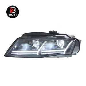 Accesorios para Automóviles <span class=keywords><strong>Audi</strong></span> <span class=keywords><strong>A4</strong></span> B8, Conjunto de Faros Delanteros <span class=keywords><strong>2009</strong></span>-2012, Actualización de Faros LED, Señal de Giro, Lente Doble, Conexión Plug and Play - Product Image 3