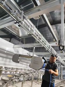 Équipement d'abattage <span class=keywords><strong>de</strong></span> haute qualité Carcasse <span class=keywords><strong>de</strong></span> porc Scie à fendre la <span class=keywords><strong>tête</strong></span> <span class=keywords><strong>de</strong></span> <span class=keywords><strong>cochon</strong></span> Machine <span class=keywords><strong>de</strong></span> découpe - Product Image 4