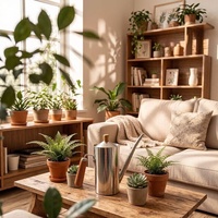 Cafetière à filtre manuelle en acier inoxydable avec poignée en bois, équipement à café pour la maison, acier inoxydable 304