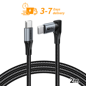 Small MOQ SUNGUY 2m 60W <b>Cable</b> de carga USB C Fast <b>Charging</b> <b>Cable</b> USB Power Data <b>Cable</b> for Mobile Phone and Car - Product Image 1