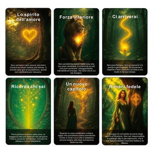 Jeu de cartes Oracle Forêt Mystique Italienne, 48 cartes avec boîte, 8x12cm 300GSM, cartes de guidance spirituelle, vente en gros OEM - Product Image 5