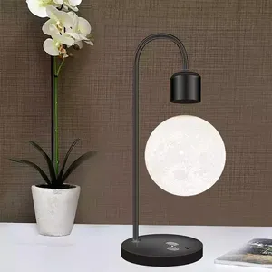 사용자 정의 새로운 부동 제품 아이디어 멋진 예술 가제트 생일 선물 현대 디자인 부양 밤 빛 자기 유도 램프
