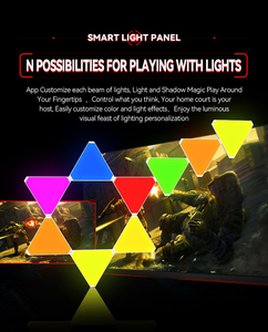 Wifi + IR Nhà Thông Minh DIY Thiết Kế RGB IC Bộ Điều Khiển Ứng Dụng Ma Thuật Tam Giác Thông Minh <span class=keywords><strong>LED</strong></span> Ánh Sáng Bảng Điều Chỉnh Ứng Dụng Ma Thuật Tam Giác Thông Minh - Product Image 6