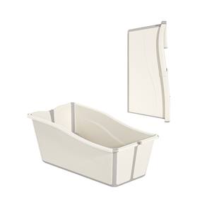 <span class=keywords><strong>Vasca</strong></span> bianca <span class=keywords><strong>vasca</strong></span> da bagno Full Body per neonati bambini Design pieghevole con materiale plastico addensato per acqua da bagno per bambini all'aperto - Product Image 5