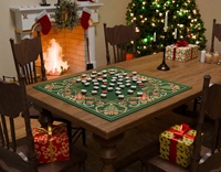 Nouveau jeu de Mahjong américain de luxe pliable et portable en acrylique gravé orange, collection 2026, pour table de casino