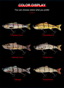 VMJ04-8 200mm/83g glisse <span class=keywords><strong>nageur</strong></span> grand hochet coulant nageurs articulés leurres en gros sandre leurres de pêche - Product Image 4