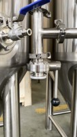 Fermenteur conique pressurisé isotherme CARRY 200L SUS 304 avec pierre de carbonatation pour microbrasserie et brassage maison