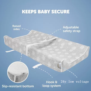 Tùy Chỉnh Xách Tay Hồng Ngoại Xa Sưởi Ấm Tã Thay Đổi Bảng Bé Massage Pad Với Tùy Chỉnh Tùy Chọn - Product Image 3