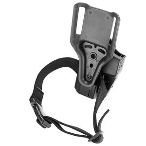 ซองปืนพกพาอเนกประสงค์สีดำ ทำจากโพลิเมอร์คอมโพสิต พร้อมระบบปลดล็อคด้วยนิ้วชี้แบบ OWB และสายรัดขาแบบ Paddle สำหรับใช้งานกลางแจ้ง - Product Image 3