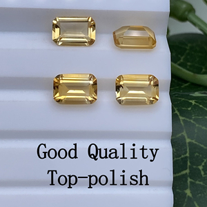 Octagon Shape 5X3 Mét ~ 18X13 Mét Chất Lượng Tốt Loose Đá Quý Brazil Thạch Anh Citrine Đá Giá Trang Sức Tự Nhiên Citrine - Product Image 3