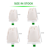 Sac de rangement en toile de coton et lin recyclé, écologique, avec cordon de serrage et poches - Portable et réutilisable, personnalisable, prix d'usine