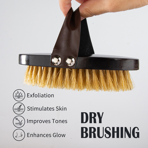 <span class=keywords><strong>Brosse</strong></span> de massage sèche ovale en <span class=keywords><strong>bois</strong></span> LOGO pour drainage lymphatique et <span class=keywords><strong>anti</strong></span>-<span class=keywords><strong>cellulite</strong></span>, avec sangle en PU, pour exfoliation et massage à l'huile, <span class=keywords><strong>brosse</strong></span> corporelle sèche - Product Image 4