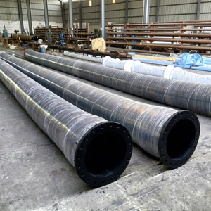 Manguera de Minería Reforzada con Alambre Espiral, Manguera de Caucho Sintético con Extremos de Brida para Aplicaciones Mineras - Product Image 1