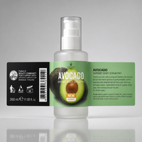 Étiquettes cosmétiques soins de la peau personnalisées autocollants de logo autocollants imprimant des étiquettes d'emballage de bouteille