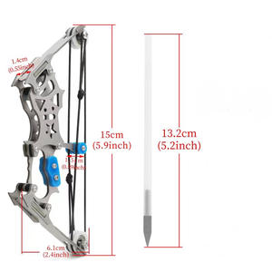 Mini <span class=keywords><strong>arc</strong></span> et flèche petite <span class=keywords><strong>poulie</strong></span> <span class=keywords><strong>arc</strong></span> jouets de tir intérieur loisirs compétitifs fournitures de plein air <span class=keywords><strong>arc</strong></span> composite - Product Image 2