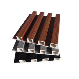 Paneles de Pared Interiores con Diseño Interior Hueco, Impermeables, Resistentes al Fuego, Ecológicos, Paneles de Pared Ranurados de WPC Laminado, Último Modelo <span class=keywords><strong>Etex</strong></span> - Product Image 2