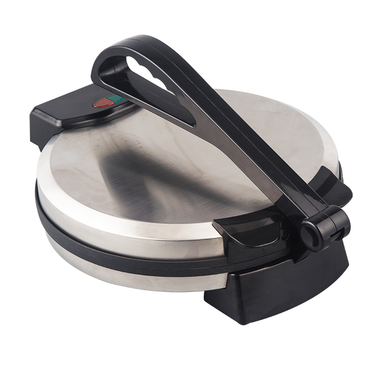 2021 New Automatic electric 12" Non-stick coating plates stainless steel housing Roti Maker