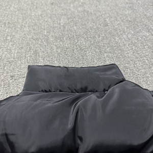 Giacca Piumino Invernale Personalizzata di Alta Qualità, Reversibile, in Nylon Nero, Imbottita in Piuma d'<span class=keywords><strong>Oca</strong></span>, con Cappuccio Rimovibile - Product Image 5