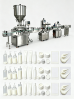 Machine de remplissage de jus à petite échelle pour bouteilles de 200 ml avec bouchage et étiquetage pour les entreprises de jus de fruits et de boissons en démarrage