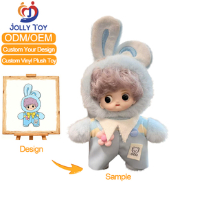 ผู้ผลิตตุ๊กตาผ้ากำมะหยี่แบบกำหนดเอง OEM ตุ๊กตาผ้ากำมะหยี่หน้าไวนิล ตุ๊กตาพีวีซี ผลิตตุ๊กตาการ์ตูน ตุ๊กตาไวนิลแบบแอคชั่นฟิกเกอร์ - Product Image 1