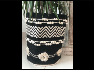 Couvre-pot de table élégant et moderne de style oriental à motif abstrait carré créatif pour salon - Product Image 2