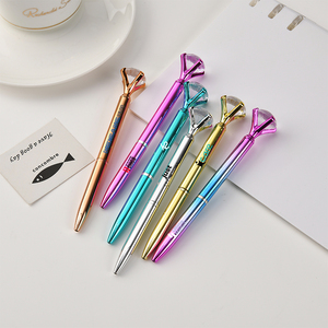 Sáng Tạo Kim Cương In Logo Bút Bi Mới Lạ 1.0Mm Bằng Văn Bản Chiều Rộng Vật Liệu Kim Loại Cho Quảng Cáo Sinh Viên Quà Tặng - Product Image 1