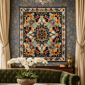 Tapices Bohemios para Colgar en la Pared, Decoración Rústica Moderna para Casa Nueva, Decoración de Cumpleaños o Festividades de Diwali - Product Image 3