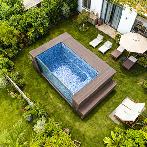 Piscinas de fibra de vidrio para adultos, piscinas elevadas para exteriores, piscinas grandes, empresas de suministros para piscinas en China - Product Image 2