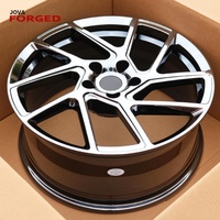 Nouvelles Jantes en Alliage d'Aluminium Forgé OEM Noir Chrome Bronze 15-24 Pouces 25mm ET 5 Branches Garantie à Vie Ajustement Universel pour