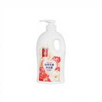Gel douche parfum citron, gel de bain aux herbes, 650 g pour usage quotidien