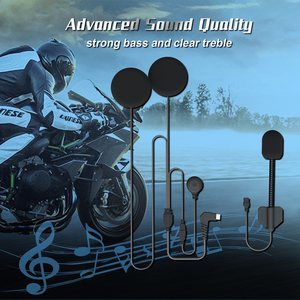 FreedConn D7 Musique Haute Résolution Kit <span class=keywords><strong>Prise</strong></span> 5 Broches <span class=keywords><strong>Micro</strong></span> Haut-parleur <span class=keywords><strong>Casque</strong></span> Accessoires pour Moto <span class=keywords><strong>Casque</strong></span> Intercom R3 Gratuit - Product Image 4