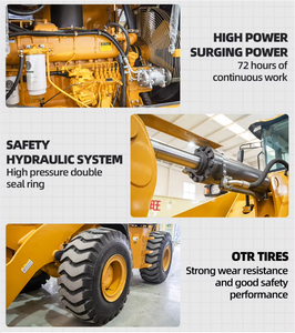 Chargeur 4x4 4WD, moteur diesel 75 kW, équipement multifonctionnel pour <span class=keywords><strong>la</strong></span> construction/l'agriculture/les municipalités, personnalisation OEM, CE - Product Image 4